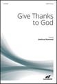 Give Thanks to God SATB choral sheet music cover